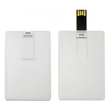 15un Pen Drive Cartão Liso Pen Card 32gb Personalizável
