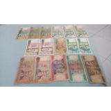 16 Notas Dinheiro Antigas Moeda Brasileira