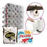 16 Pacote Papel Toalha 50 Folha Dupla 19,5x20cm Aerado Yuri