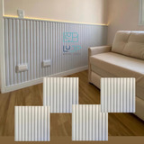 16 Placas 3d Pvc Painel Ripado