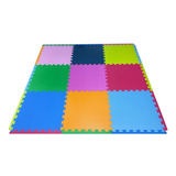 16 Placas Tatame Tapete Infantil Eva 50x50x1cm Bebe Academia