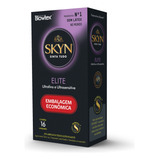 16 Preservativo Camisinha Skyn Ultra Fino Blowtex Sem Látex