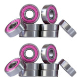 16 Rolamentos Abec 15 - Skate Longboard Patins + Adesivo!