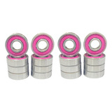 16 Rolamentos Skate Abec 15 - Skate Long Board Patins + Fret