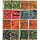 16 Selos Antigos Raros Estados Unidos Eua 2 5 6 10 20 Cents