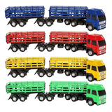 16 Boiada Caminhão Brinquedo Volvo Fh Bi Trem Boiadeiro Si