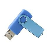 16 GB Azul Claro Rotação USB Flash Drive Pen Drive USB 2 0 Cartão U Stick USB Drive USB Flash Disk Cartão De Memória USB Cartão Flash Card USB