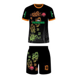 16 Kits Camisas E Calção Uniforme Futebol Personalizados