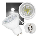 16 Lâmpadas Led Dicroica 4 8w Gu10 Bivolt 6000k Soquetes