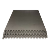 16 Pçs Tapete Tatame Eva Treino Fitness 100x100cm 10mm Preto