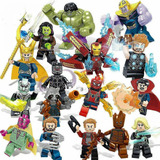 16 Unidades De Super Heroes Para Lego Avengers Infinity War