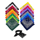 160 Bandanas Estampadas Várias Cores Lenço Atacado Revenda