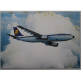 1667 - Cartão Postal Da Luftansa Airbus A300 Não Circulado