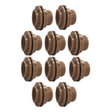 16x Adaptador Flange 20mm (1/2'') Marrom Para Caixa D' Água