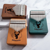 17 Chaves Kalimba Instrumento Polegar Piano Dedo Piano
