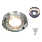 17 Spot Espelhado Cristal Embutir Redondo Ac626 + Led