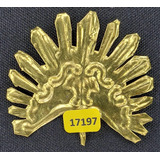 17197 Antigo Resplendor Metal Dourado Arte Sacra