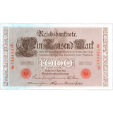 17699 Cédula Alemanha 1000 Mark 1910 Flor De Estampa