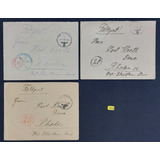 17715 Três Envelopes Com Cartas Originais