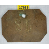 17956 Ficha Particular Fazenda São Luiz Séc Xix Latão