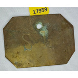 17959 Ficha Particular Fazenda São Luiz Séc Xix Latão