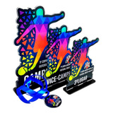 18 Troféus Personalizados Em Acrílico Tamanhos Variados
