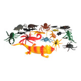 18 Insetos Borracha Formiga Barata Aranha Grilo Escorpião