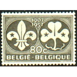 18126 Bélgica 50 Anos de Escotismo 1957