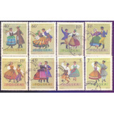 18165 ... Polônia - Trajes Típicos - 1969 - Serie Usada