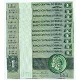 185 Cdl- Brasil 50 (cinquenta) Cédulas 1980 Cr$1,00 Cruzeiro