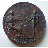 1896 Medal Competição Internacional Tiro Itália