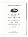 1935 1936 Ford Philco Radio Owner S And Installation Manual Reprint