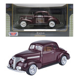 1939 Chevrolet Coupe 1 24 American Classics Motormax Cor Vermelho Escuro