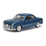 1949 Ford Coupe Azul - Escala