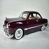 1949 Ford Coupe Burgundy 1 24 Diecast Model Car By Motormax