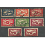 19538 Portugal Lote Aereo Com 8 Selos
