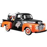1958 Ford F-1 Pickup - Moto Harley Flh Duo Glide 1-24 Maisto Preto
