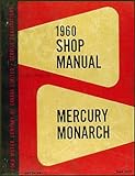 1960 Mercury Repair Shop Manual Original