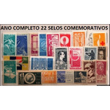 1963 Ano Completo 22 Selos Comemorativos Com Goma
