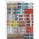 1966 Ano Completo 22 Quadras Selos Comemorativos C/ Goma