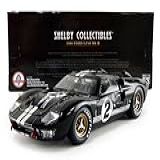 1966 Ford GT 40 MK 2 Black 2 1 18 Diecast Model Car By Shelby Collectibles
