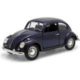 1967 Volkswagen Beetle Fusca Azul - 1:18 - Yat Ming S/ Juros