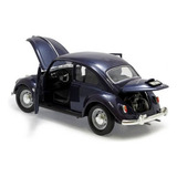 1967 Volkswagen Beetle Fusca Azul - Escala 1:18 - Yat Ming