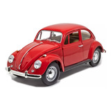 1967 Volkswagen Fusca Beetle Vermelho 1 18 Yat Ming S Juros