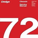 1972 Dodge Challenger Dart Charger Coronet Polara Monaco Chassis Service Manual