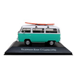 1976 Vw Kombi T2 Camper Carros Inesqueciveis Miniatura 1/43