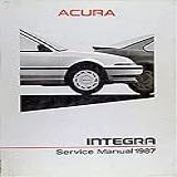1987 Acura Integra Repair Shop Manual