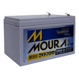 1bateria Moura 12v 12ah P/ Segurança, Telecomunicações