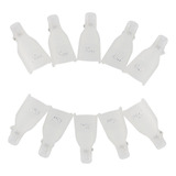 1cx Com 10 Clip Silicone P Remover Esmalte Polonês Dedeiras