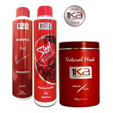 1ka Steel S/ Formol Ativo+shampoo